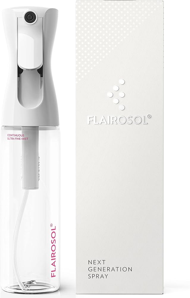 Flairosol Original Multi-Purpose Mister — 300 ml (Clear Bottle-Pink Print)