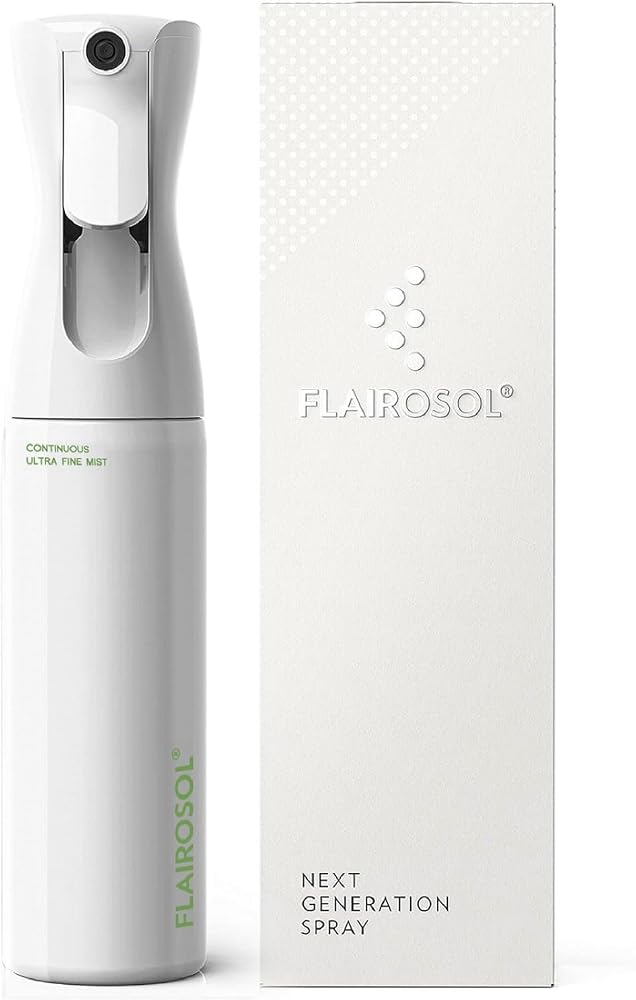 Flairosol Original Plant Mister — 10.1 oz (White Bottle - Green Print)